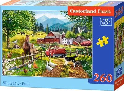 Puzzle pro děti Castorland 260 dílků Farma Bílá holubice