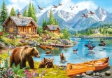 Puzzle Castorland 1000 dílků Medvědí jezero