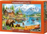 Puzzle Castorland 1000 dílků Medvědí jezero