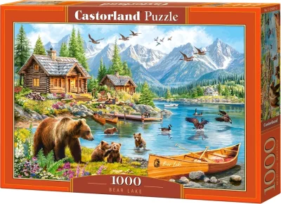 Puzzle Castorland 1000 dílků Medvědí jezero