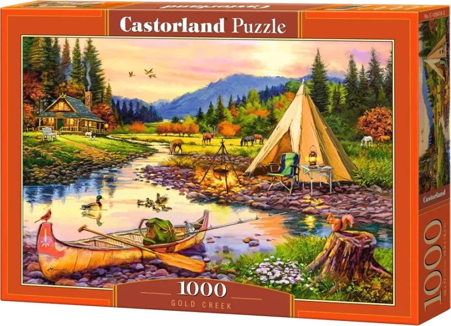 Puzzle Castorland 1000 dílků Zlatý potok