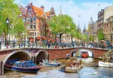 Puzzle Castorland 1000 dílků Amsterdamské kanály