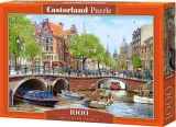 Puzzle Castorland 1000 dílků Amsterdamské kanály