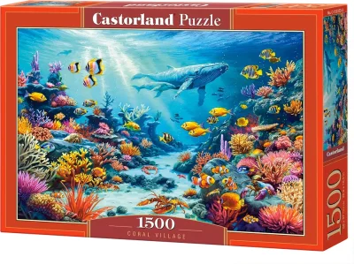 Puzzle Castorland 1500 dílků Korálová vesnička