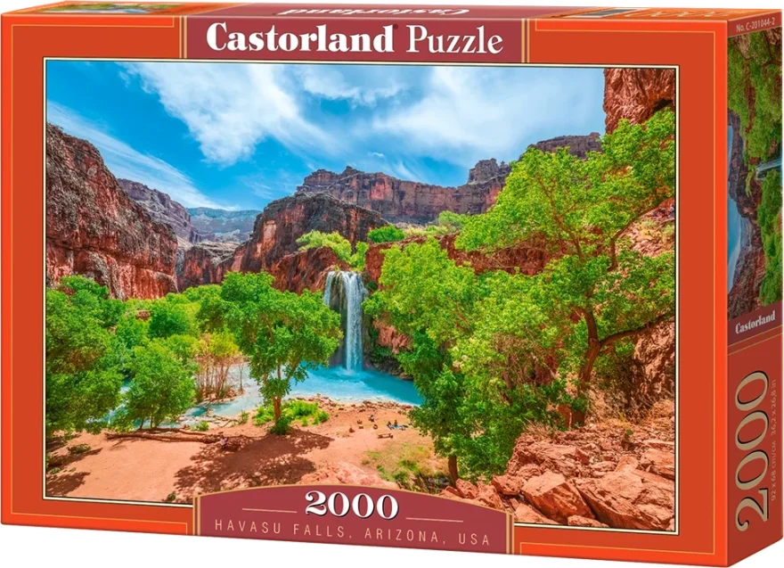 Puzzle Castorland 2000 dílků Vodopád Havasu Falls, Arizona, USA