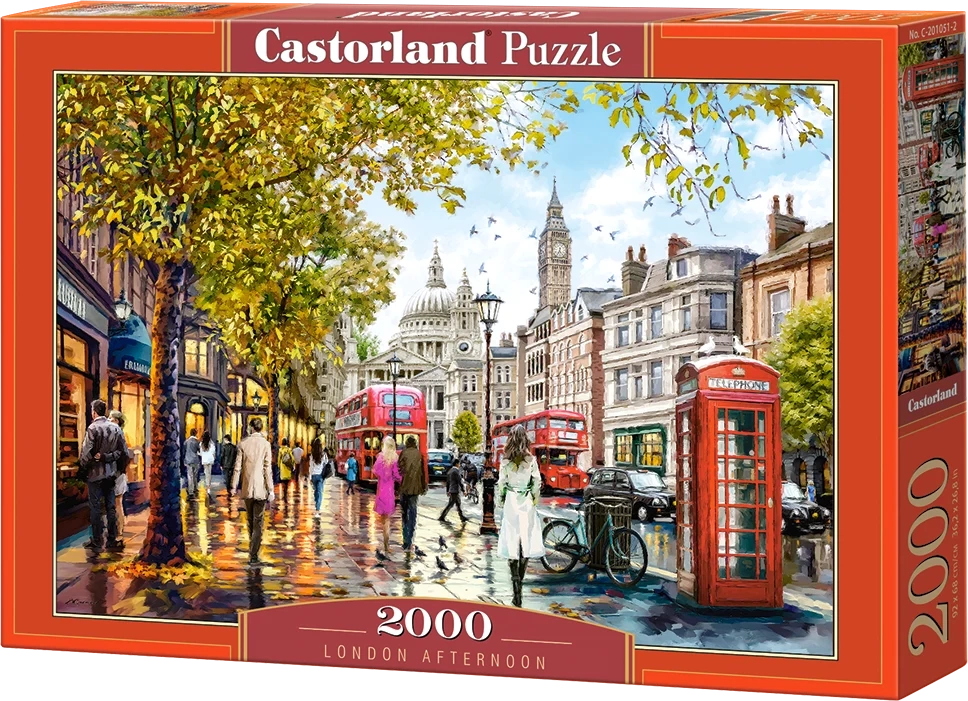 Castorland puzzle Londýnské odpoledne 2000 dílků
