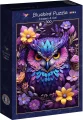 Puzzle Bluebird 300 dílků Sova a květiny