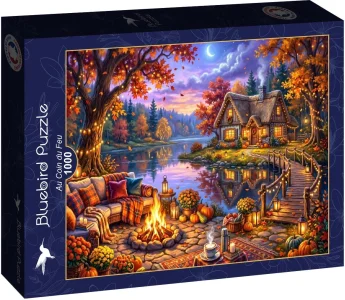 Puzzle Bluebird 1000 dílků U táboráku