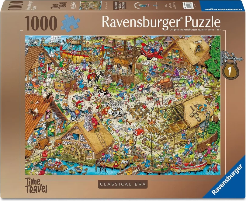 Puzzle Ravensburger 1000 dílků Ray's Comic - Cestování časem: Klasická éra (1)