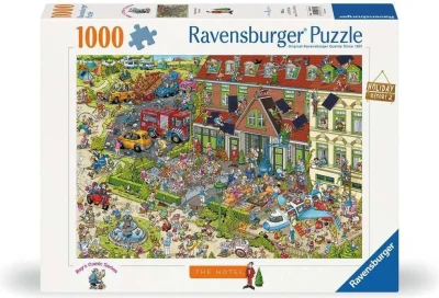 Puzzle Ravensburger 1000 dílků Ray's Comic - Holiday Resort: Hotel (1)