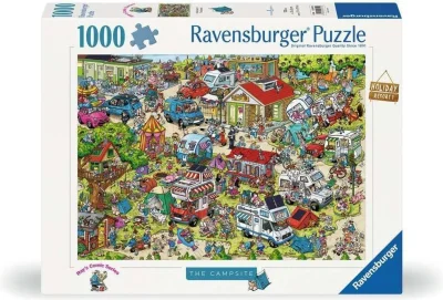 Puzzle Ravensburger 1000 dílků Ray's Comic - Holiday Resort: Kemp (2)