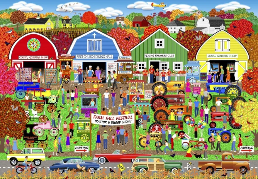 Puzzle Alipson 1000 dílků Dožínky