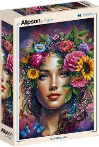 Puzzle Alipson 1000 dílků Kvetoucí žena