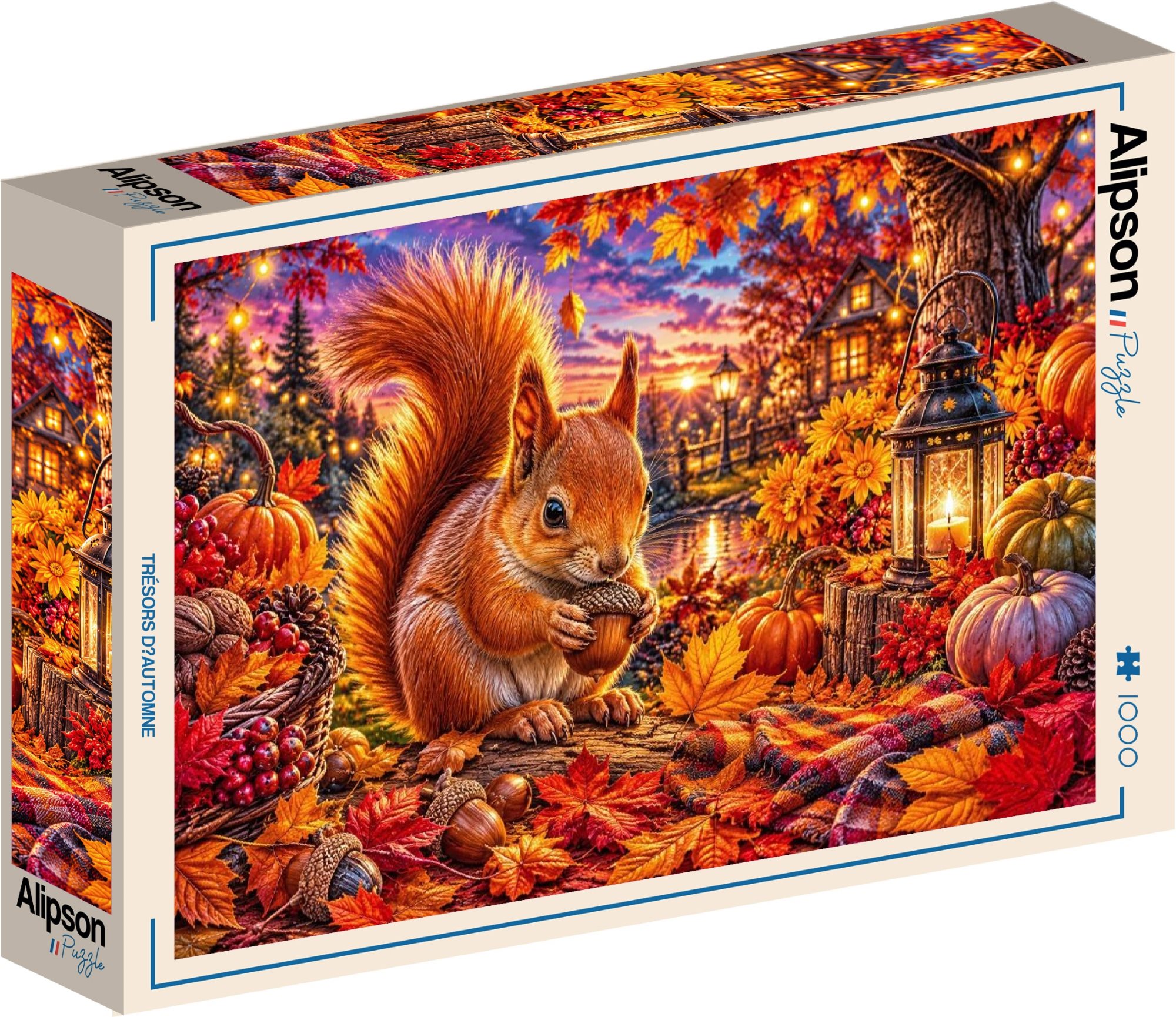 Puzzle Alipson 1000 dílků Podzimní poklad