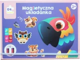 Magnetická skládačka Norimpex 2v1 Veselá divoká zvířátka 54 dílů
