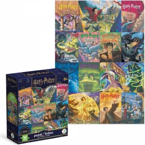 Puzzle Dodo 250 dílků Harry Potter: Obaly knih (M)