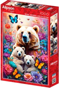 Puzzle Alipson 1000 dílků Medvědí láska