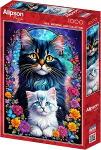Puzzle Alipson 1000 dílků Kočičí láska