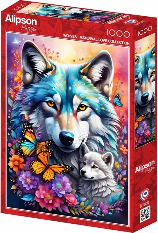 Puzzle Alipson 1000 dílků Vlčí láska