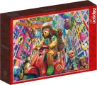 Puzzle Alipson 1000 dílků Medvídek na cestách