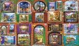 Puzzle Trefl 10000 dílků Okna ročních období