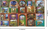 Puzzle Trefl 10000 dílků Okna ročních období