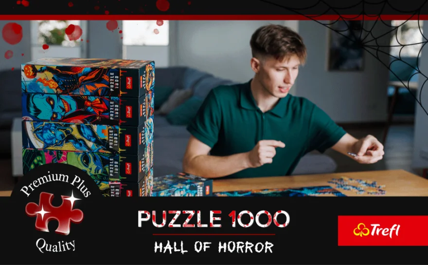 Puzzle Trefl 1000 dílků Hall of Horror: Zombie