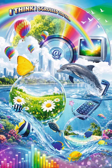 Puzzle Flamingo by Trefl 600 dílků Internetový chaos Y2K
