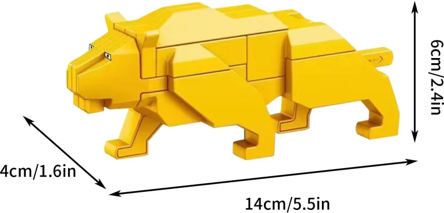 3D puzzle - hlavolam IQ Competition  Zvířata: Tygr