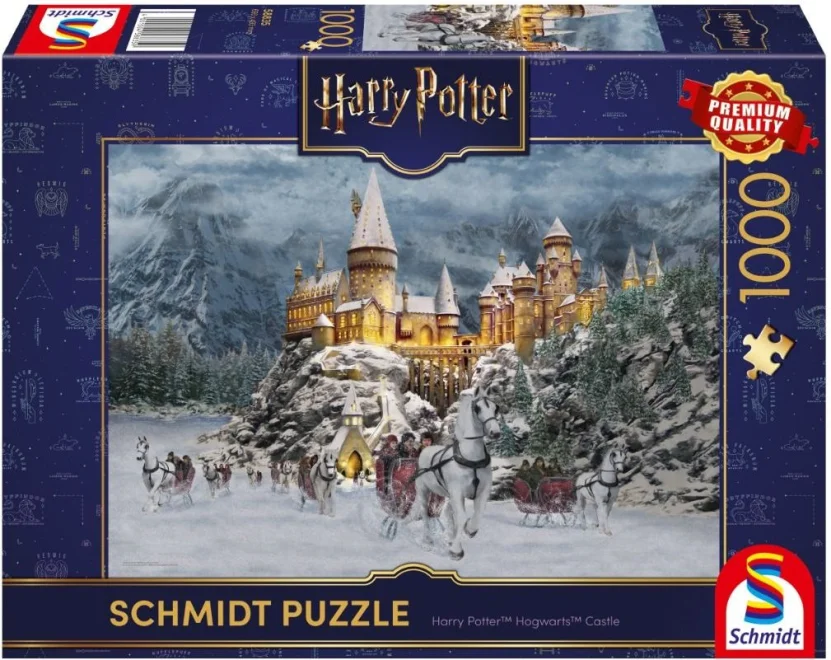 Puzzle Schmidt 1000 dílků Harry Potter: Bradavický hrad v zimě