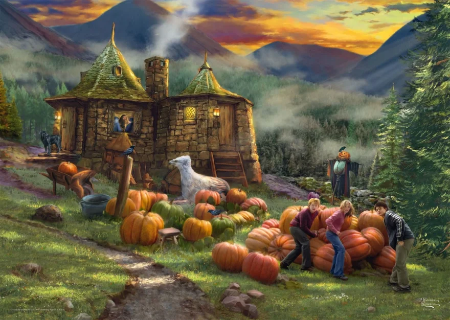 Puzzle Schmidt 1000 dílků Harry Potter: Hagridova bouda
