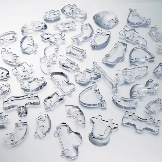 3D Crystal Puzzle  Lebka (bílá) 48 dílků