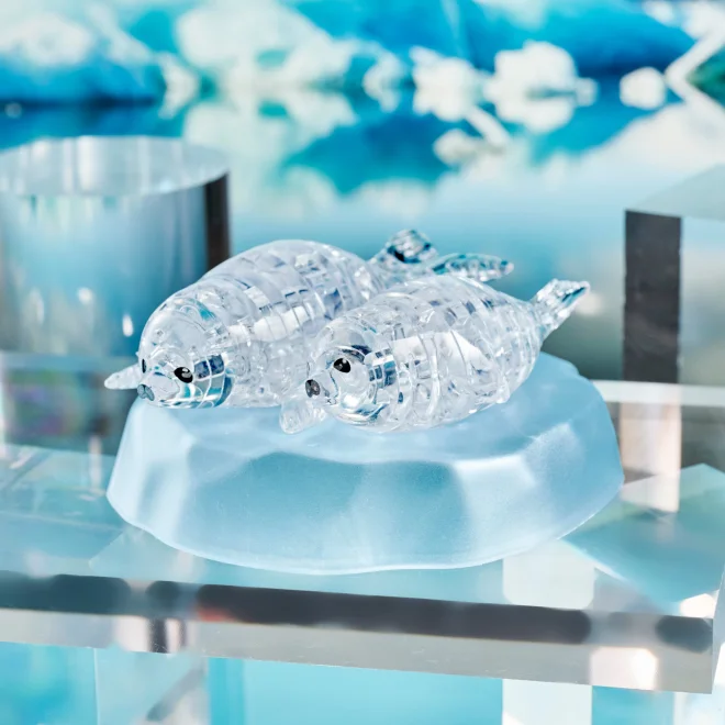 3D Crystal Puzzle  Tulení mláďata 42 dílků