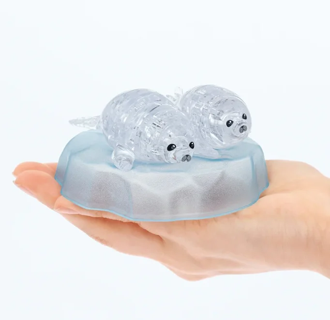 3D Crystal Puzzle  Tulení mláďata 42 dílků
