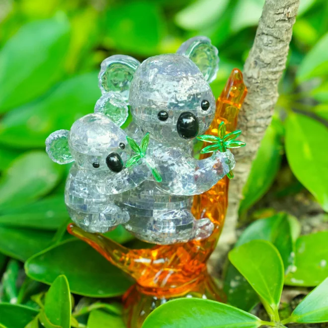 3D Crystal Puzzle  Koala a mládě 62 dílků