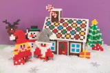Zažehlovací korálky Playbox  Sada Perníková chaloupka 3D 5000ks