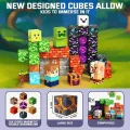 Magnetické kostky Magnet Cube Zone  Styl Minecraft: Forest Portal 48 ks