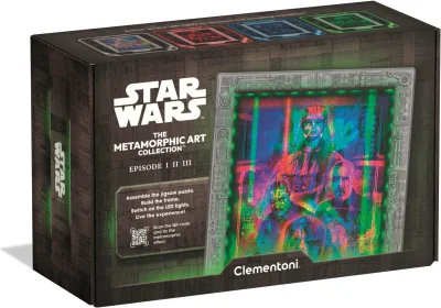Svítící puzzle Clementoni Metamorphic Art Star Wars: Epizoda I-II-III
