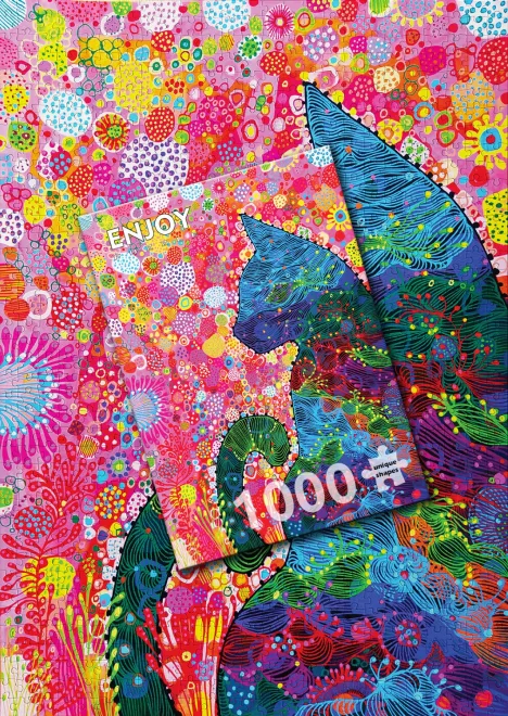 Puzzle Enjoy 1000 dílků Toulavá kočka