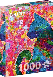 Puzzle Enjoy 1000 dílků Toulavá kočka