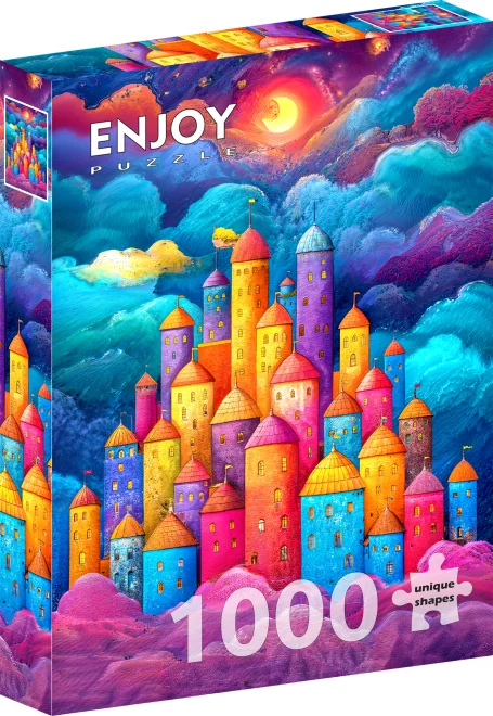Puzzle Enjoy 1000 dílků Pevnost v oblacích