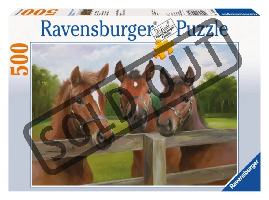RAVENSBURGER Puzzle Koně 500 dílků