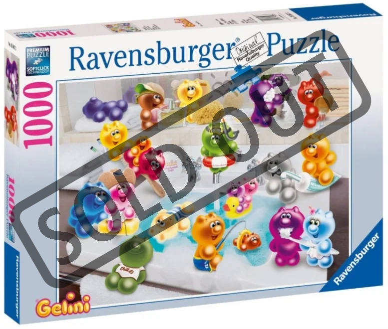 RAVENSBURGER Puzzle Gelini: V koupelně 1000 dílků