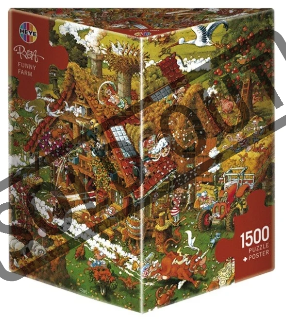 HEYE Puzzle Legrační farma 1500 dílků