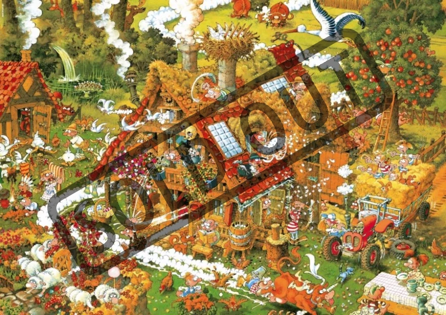 HEYE Puzzle Legrační farma 1500 dílků