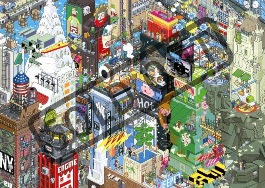 HEYE Puzzle New York 1500 dílků