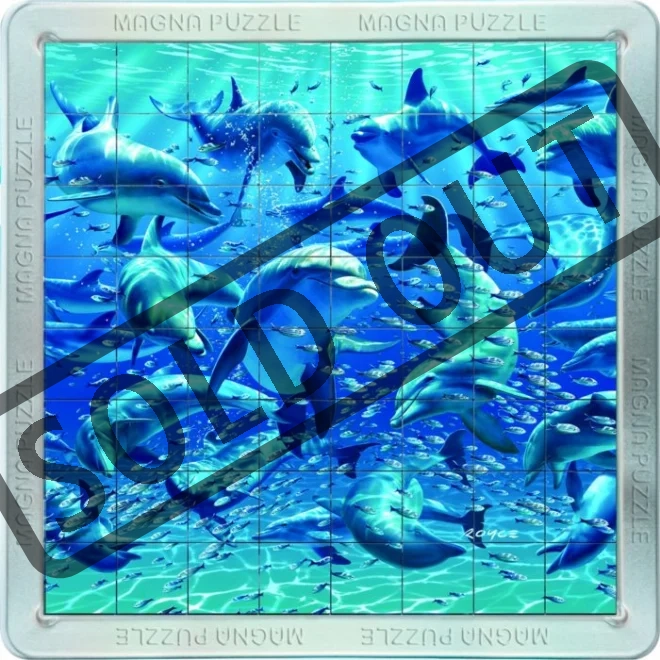 PIATNIK Magna 3D puzzle: Delfíni 64 dílků