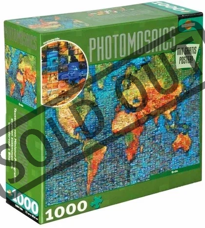 HCM KINZEL Puzzle fotomozaika Země 1000 dílků