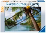 RAVENSBURGER Puzzle Ráj v Karibiku 500 dílků