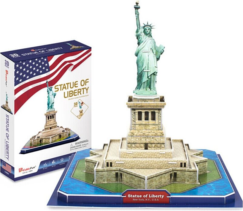 CUBICFUN 3D puzzle Socha Svobody 39 dílků